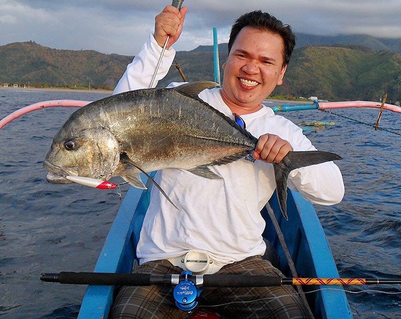 8KG Travelly caught trolling in Zambales